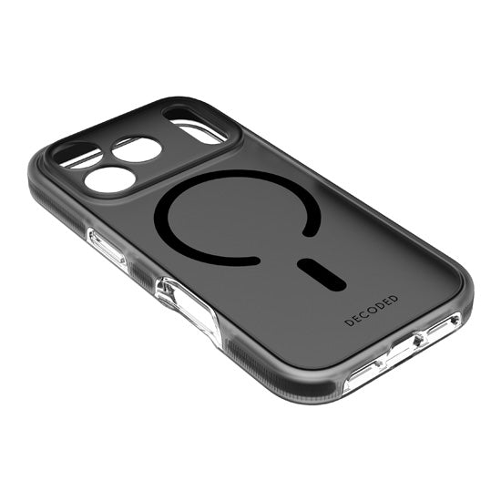 Funda transparente DropTec™ iPhone 17 Pro Frosted Black
