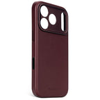 Funda de cuero iPhone 17 Pro Max Dark Ruby