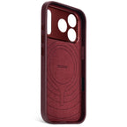 Funda de cuero iPhone 17 Pro Max Dark Ruby