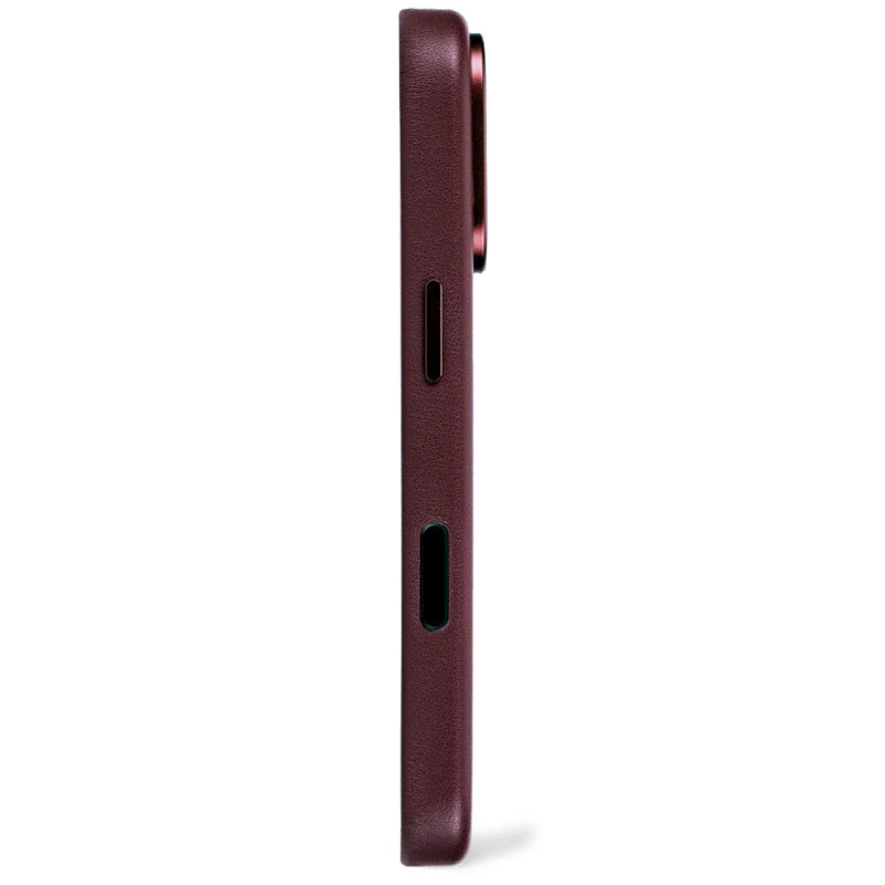 Funda de cuero iPhone 17 Pro Max Dark Ruby