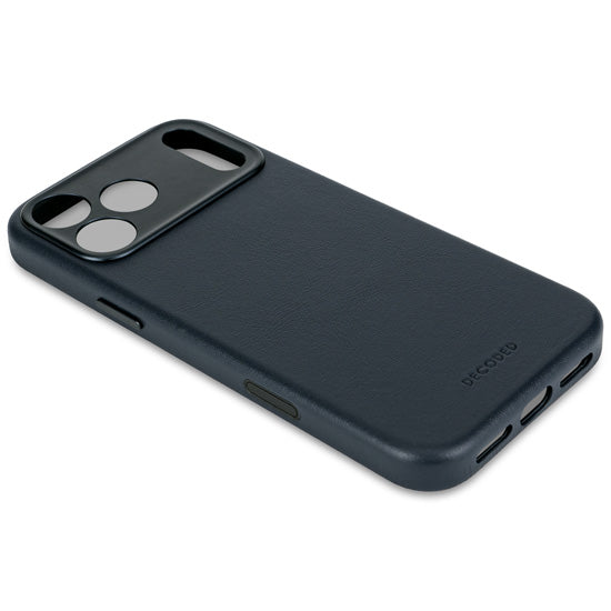 Funda de piel iPhone 17 Pro Max Navy shadow