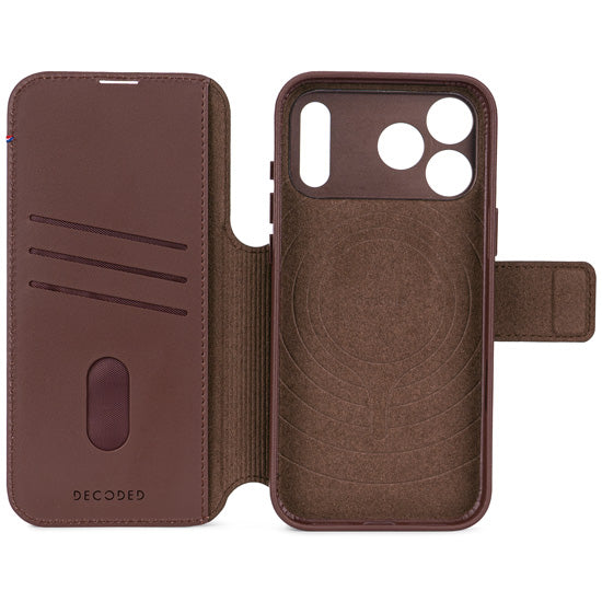 Folio desmontable MagSafe iPhone 17 Pro Max Chocolate Brown