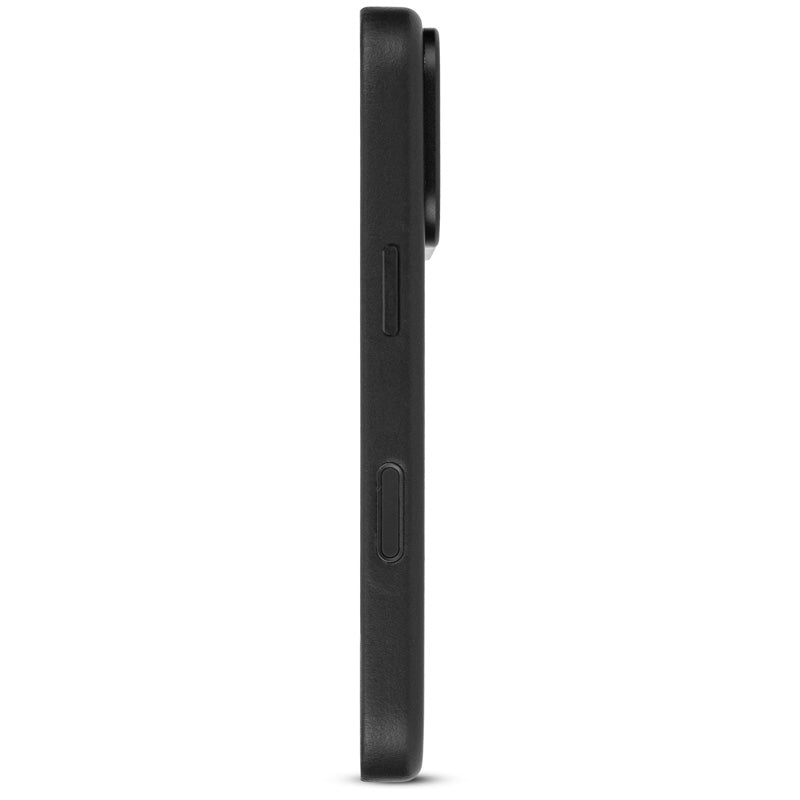 Funda de cuero MagSafe iPhone 18 Pro / 17 Pro Negro