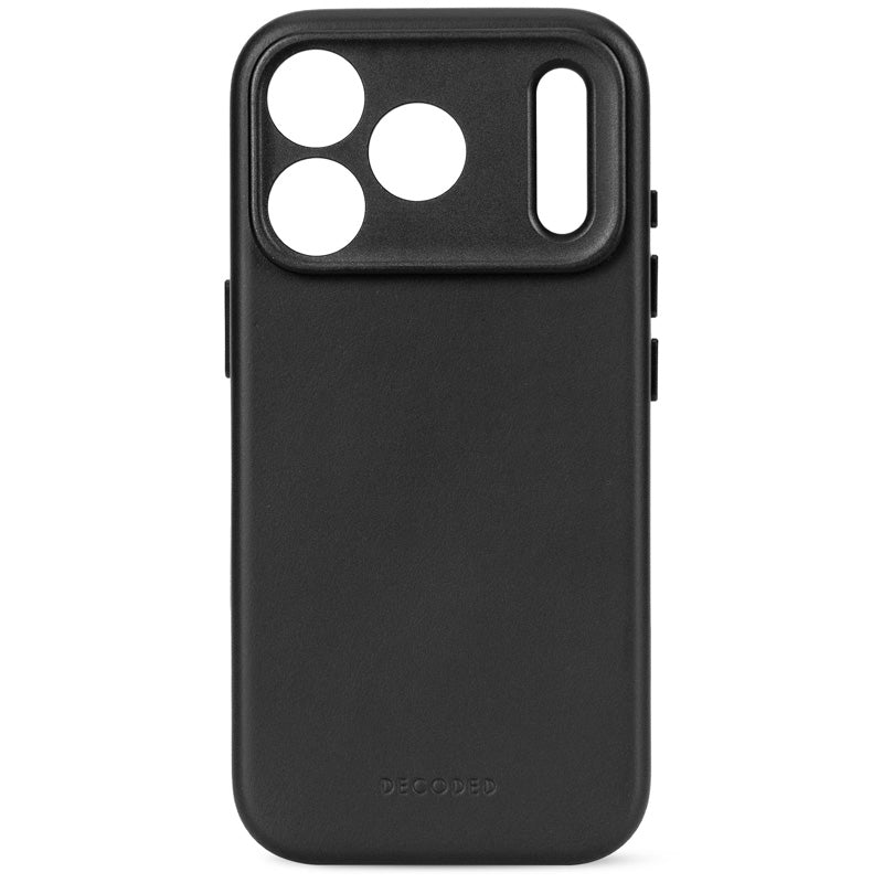 Funda de cuero MagSafe iPhone 18 Pro / 17 Pro Negro