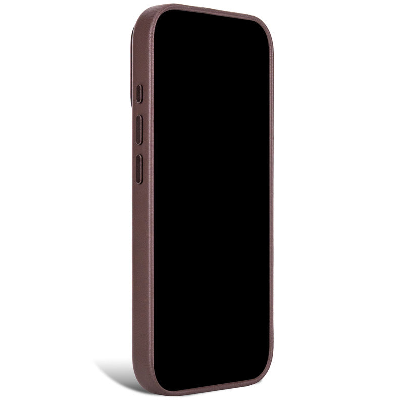 Funda de cuero MagSafe para iPhone 18 Pro / 17 Pro Chocolat Brown