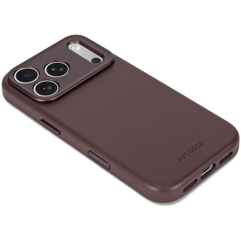 Funda de cuero MagSafe para iPhone 18 Pro / 17 Pro Chocolat Brown