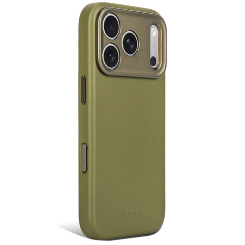 Funda de cuero MagSafe iPhone 18 Pro / 17 Pro Moss Green