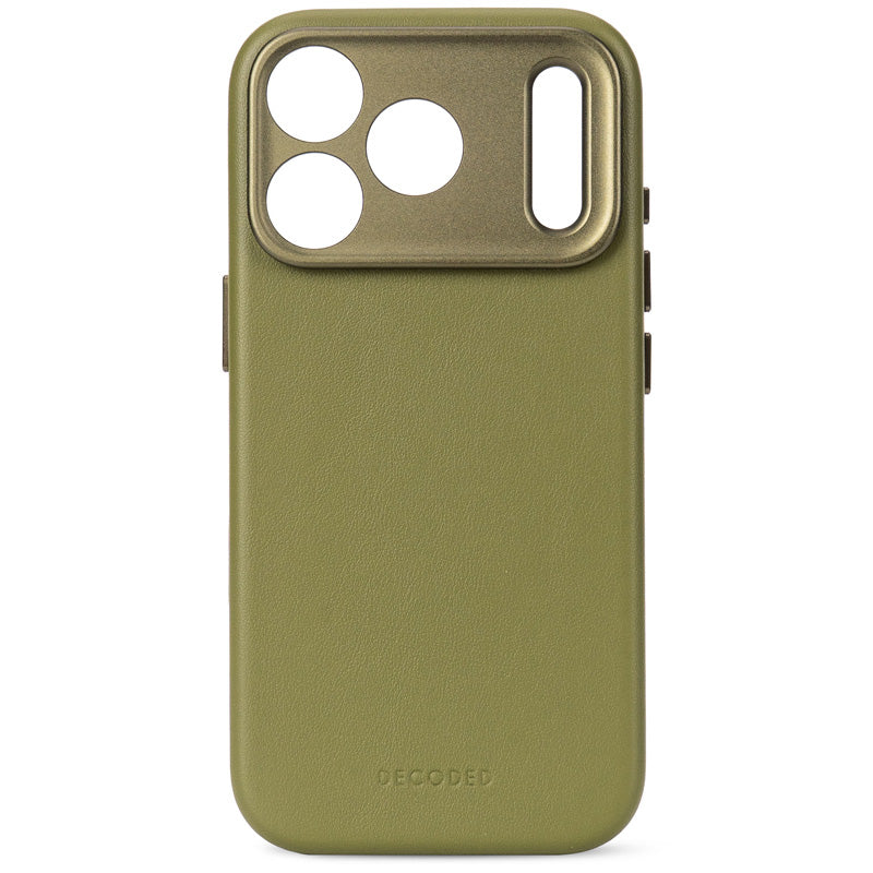 Funda de cuero MagSafe iPhone 18 Pro / 17 Pro Moss Green