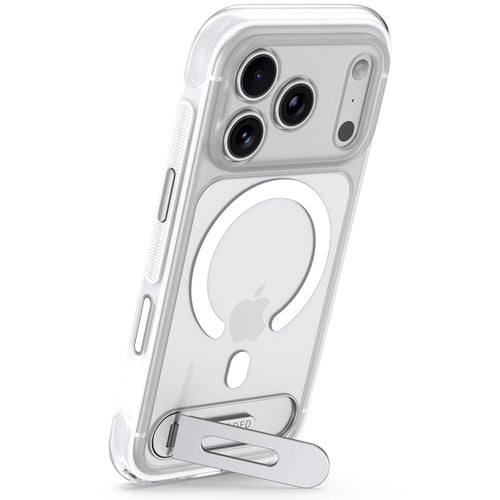 Funda Híbrida MagSafe Antimicrobiana iPhone 18 Pro / 17 Pro Transparente