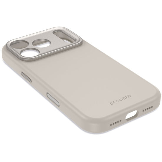 Funda de Silicona Antimicrobiana MagSafe iPhone 18 Pro / 17 Pro Pebble Grey