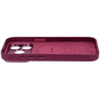 Funda de piel MagSafe iPhone 18 Pro Max / 17 Pro Max Aubergine