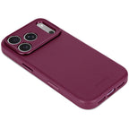 Funda de piel MagSafe iPhone 18 Pro Max / 17 Pro Max Aubergine