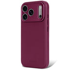 Funda de piel MagSafe iPhone 18 Pro Max / 17 Pro Max Aubergine