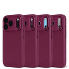 Funda de piel MagSafe iPhone 18 Pro Max / 17 Pro Max Aubergine