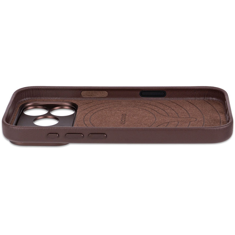 Funda de piel MagSafe para iPhone 18 Pro Max / 17 Pro Max Chocolate Brown