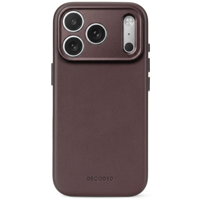 Funda de piel MagSafe para iPhone 18 Pro Max / 17 Pro Max Chocolate Brown
