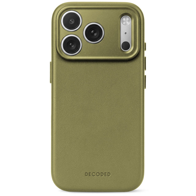 Funda de cuero MagSafe iPhone 18 Pro Max / 17 Pro Max Moss Green