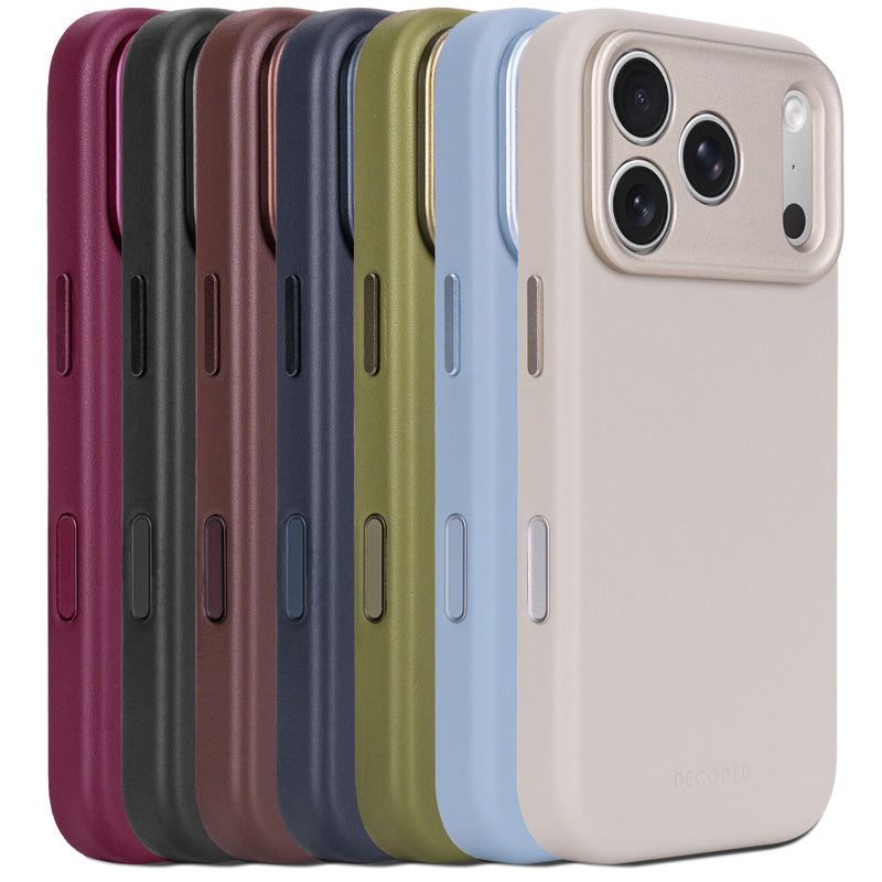 Funda de cuero MagSafe iPhone 18 Pro Max / 17 Pro Max Sky Blue