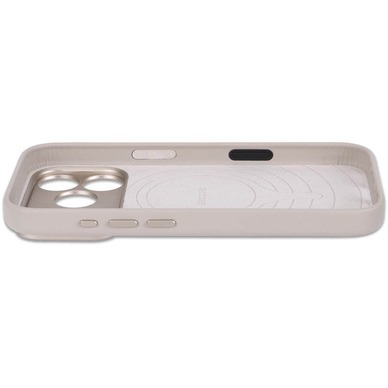 Funda de cuero MagSafe iPhone 18 Pro Max Taupe