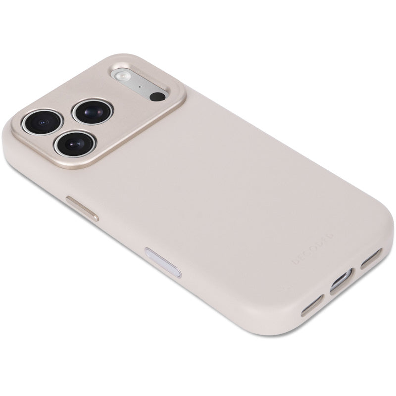 Funda de cuero MagSafe iPhone 18 Pro Max Taupe