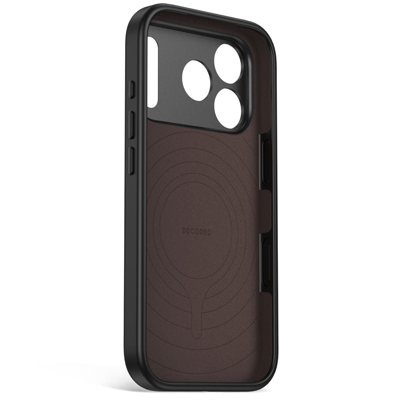Funda de Silicona Antimicrobiana MagSafe iPhone 18 Pro Max Carbon Black
