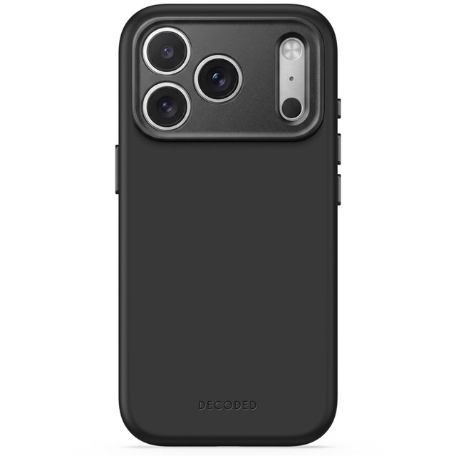 Funda de Silicona Antimicrobiana MagSafe iPhone 18 Pro Max Carbon Black