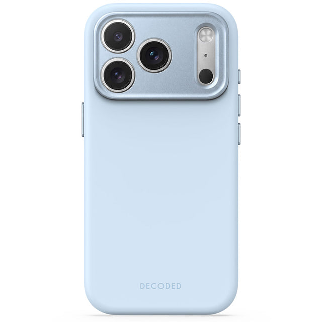 Funda de Silicona Antimicrobiana MagSafe iPhone 18 Pro Max Light Blue