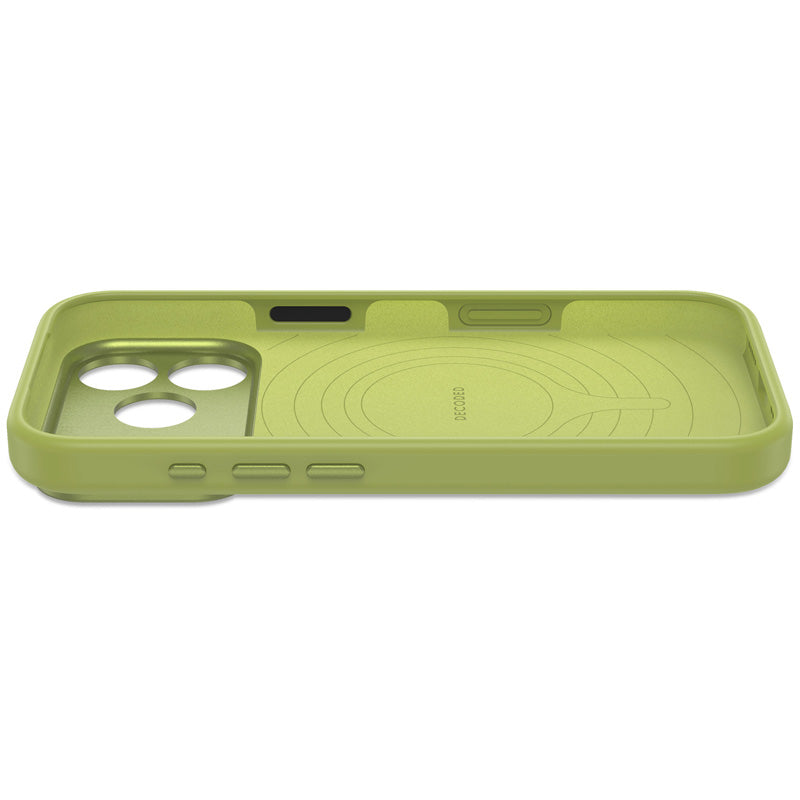 Funda de Silicona Antimicrobiana MagSafe iPhone 18 Pro Max Moss Green