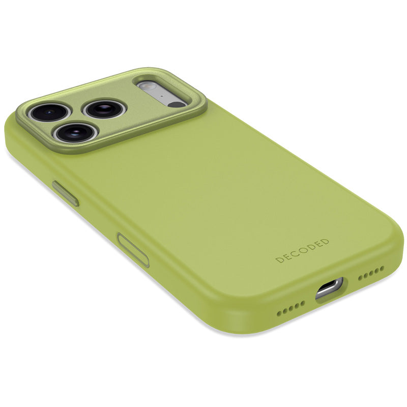 Funda de Silicona Antimicrobiana MagSafe iPhone 18 Pro Max Moss Green