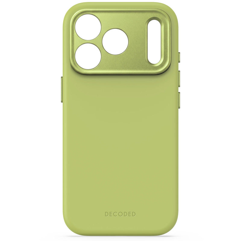 Funda de Silicona Antimicrobiana MagSafe iPhone 18 Pro Max Moss Green