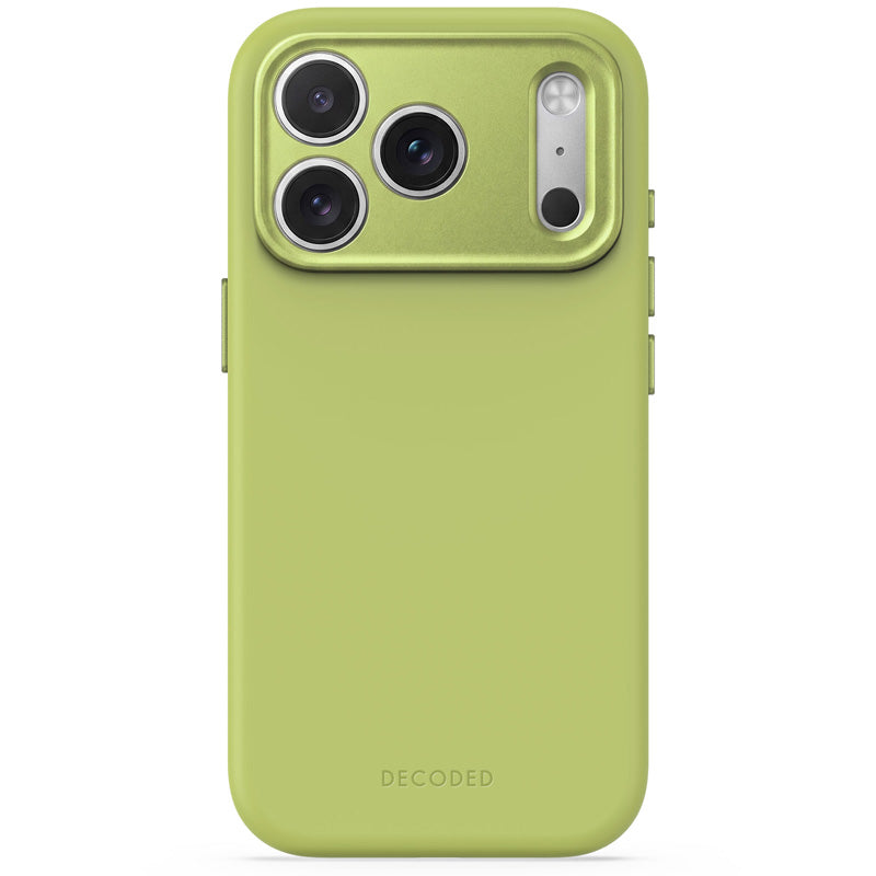 Funda de Silicona Antimicrobiana MagSafe iPhone 18 Pro Max Moss Green