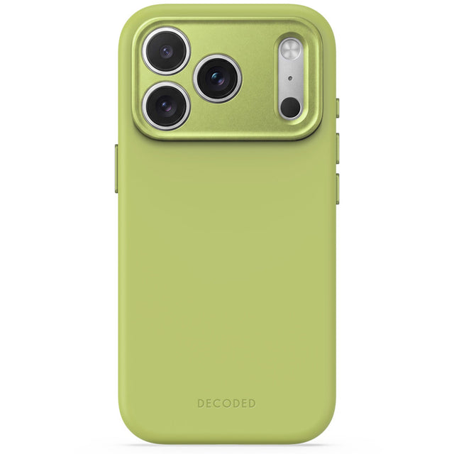 Funda de Silicona Antimicrobiana MagSafe iPhone 18 Pro Max Moss Green