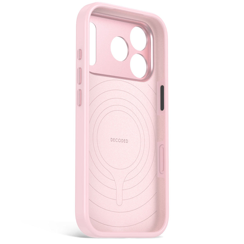 Funda MagSafe de Silicona Antimicrobiana iPhone 18 Pro Max Rosa