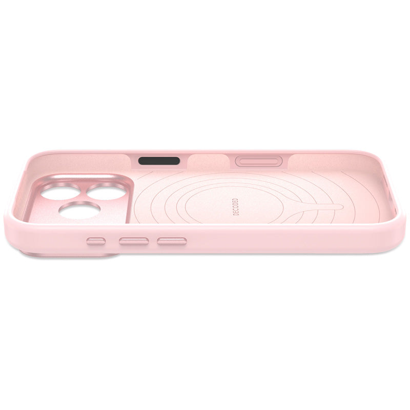 Funda MagSafe de Silicona Antimicrobiana iPhone 18 Pro Max Rosa