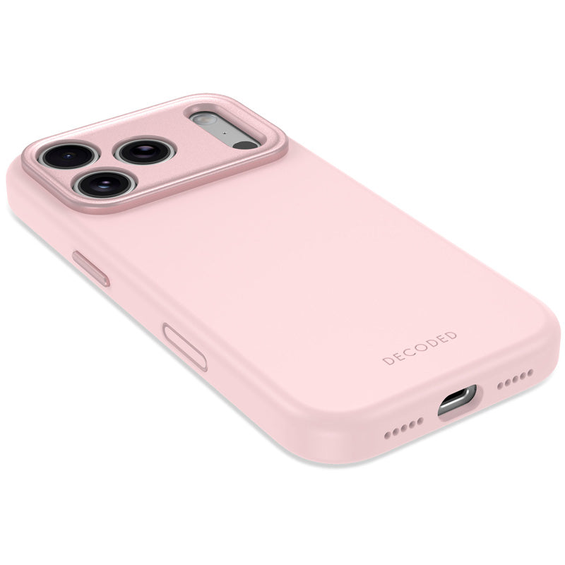 Funda MagSafe de Silicona Antimicrobiana iPhone 18 Pro Max Rosa