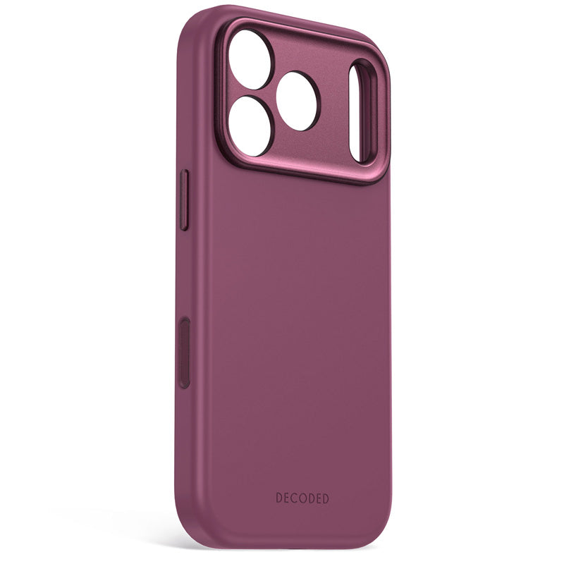 Funda de Silicona Antimicrobiana MagSafe iPhone 18 Pro Max Ciruela