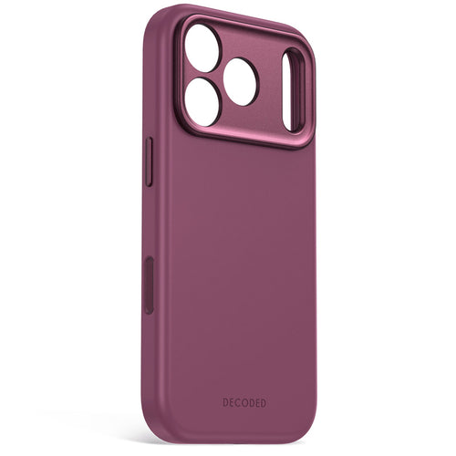 Funda de Silicona Antimicrobiana MagSafe iPhone 18 Pro Max Ciruela