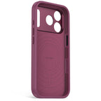 Funda de Silicona Antimicrobiana MagSafe iPhone 18 Pro Max Ciruela