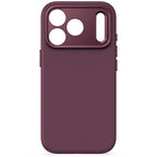 Funda de Silicona Antimicrobiana MagSafe iPhone 18 Pro Max Ciruela