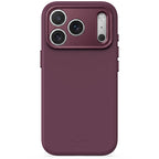 Funda de Silicona Antimicrobiana MagSafe iPhone 18 Pro Max Ciruela