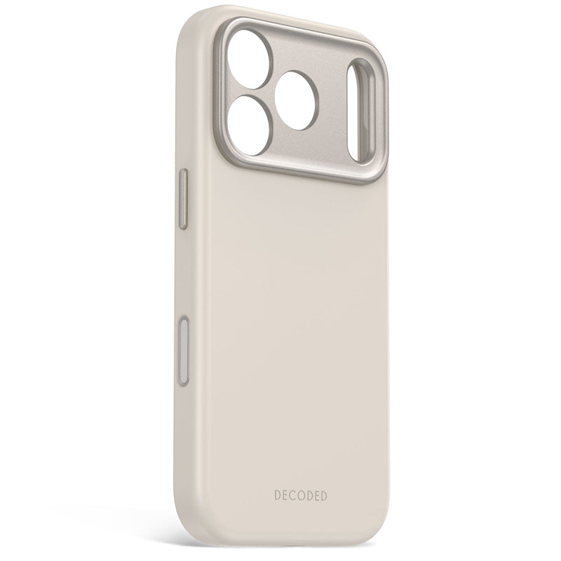 Funda MagSafe de Silicona Antimicrobiana iPhone 18 Pro Max Pebble Grey