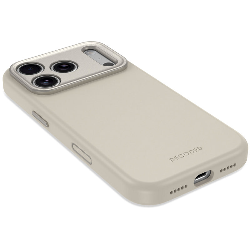 Funda MagSafe de Silicona Antimicrobiana iPhone 18 Pro Max Pebble Grey