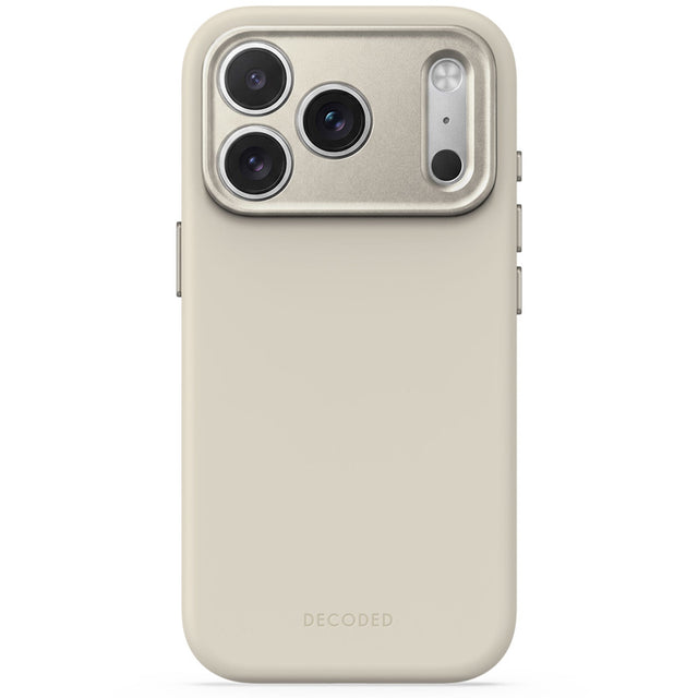 Funda MagSafe de Silicona Antimicrobiana iPhone 18 Pro Max Pebble Grey