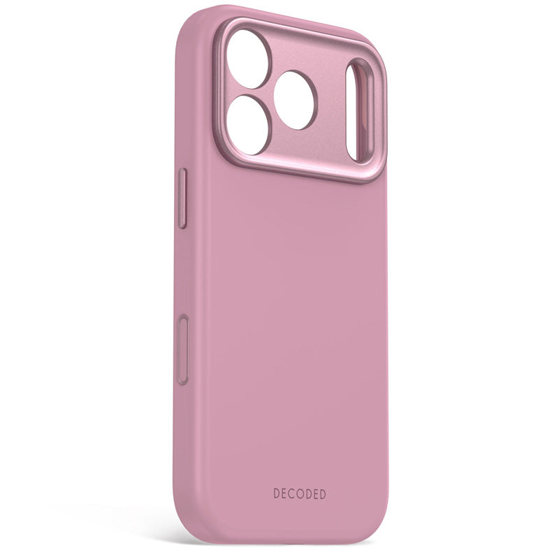 Funda MagSafe de Silicona Antimicrobiana iPhone 18 Pro Max Rosa Cuarzo