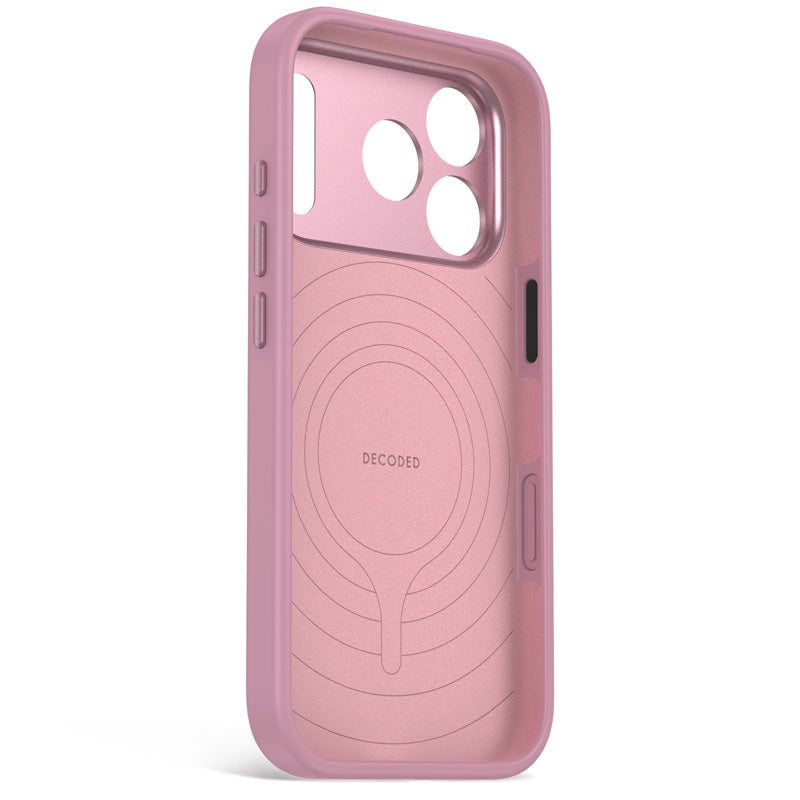 Funda MagSafe de Silicona Antimicrobiana iPhone 18 Pro Max Rosa Cuarzo