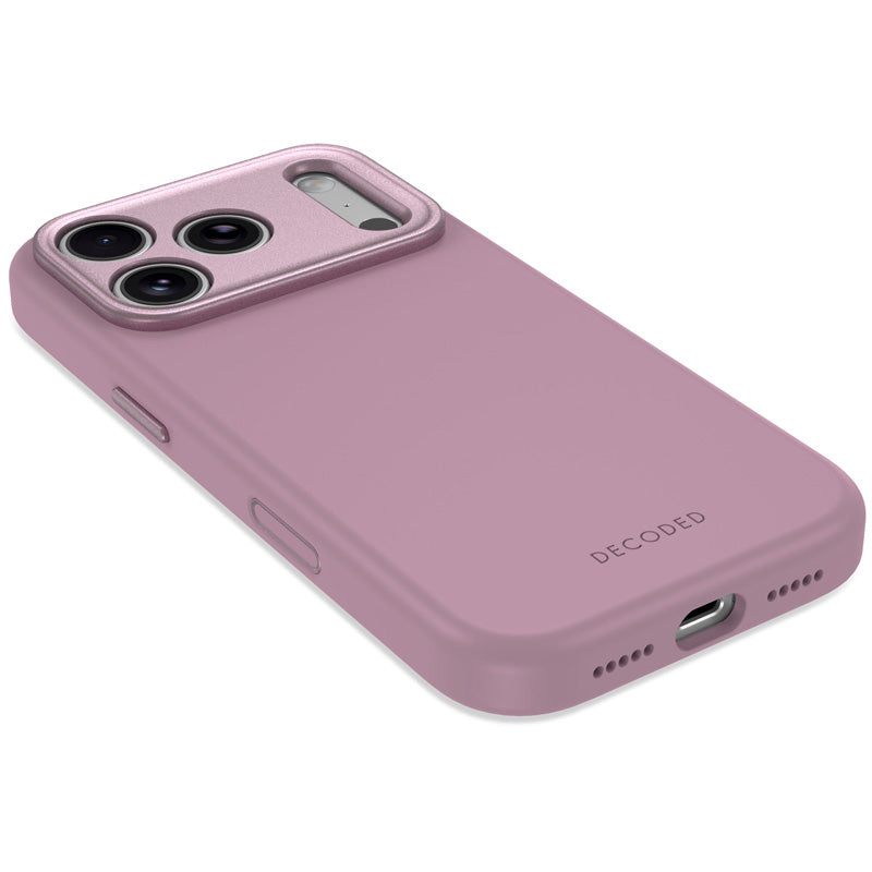 Funda MagSafe de Silicona Antimicrobiana iPhone 18 Pro Max Rosa Cuarzo