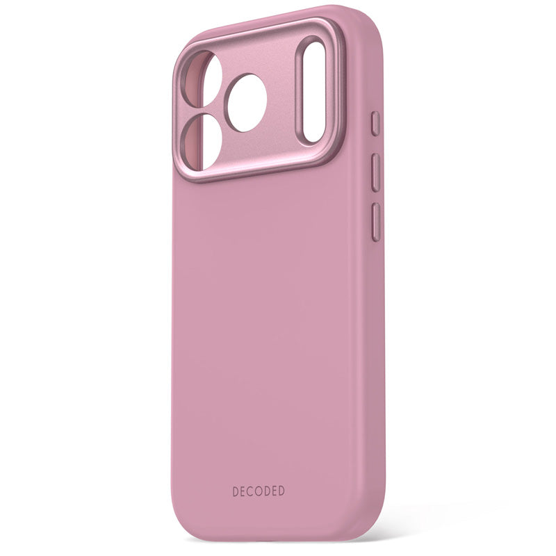 Funda MagSafe de Silicona Antimicrobiana iPhone 18 Pro Max Rosa Cuarzo
