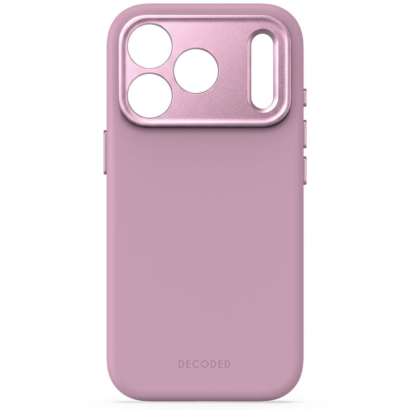 Funda MagSafe de Silicona Antimicrobiana iPhone 18 Pro Max Rosa Cuarzo