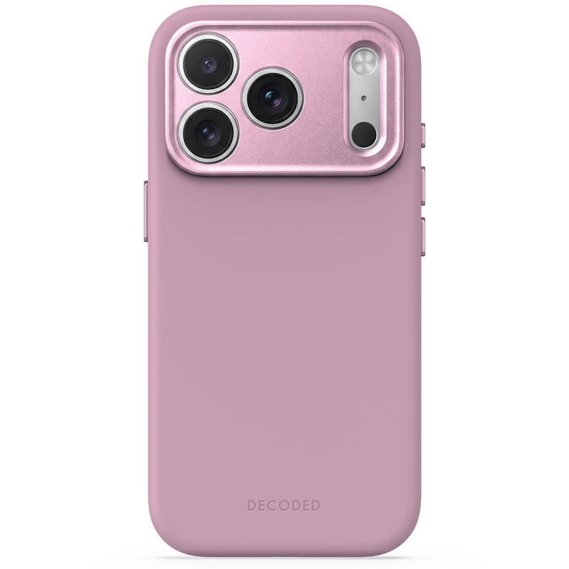 Funda MagSafe de Silicona Antimicrobiana iPhone 18 Pro Max Rosa Cuarzo