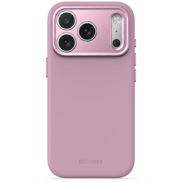 Funda MagSafe de Silicona Antimicrobiana iPhone 18 Pro Max Rosa Cuarzo